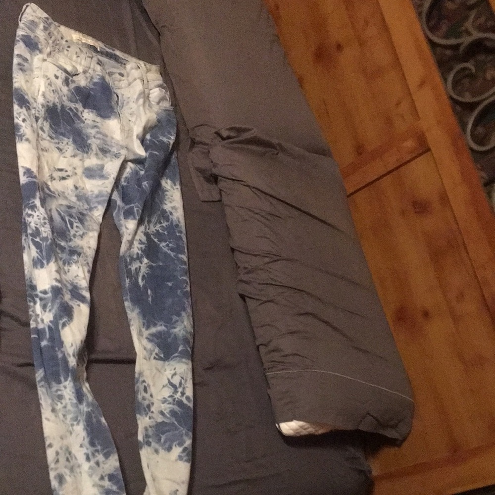 Distressed jeans